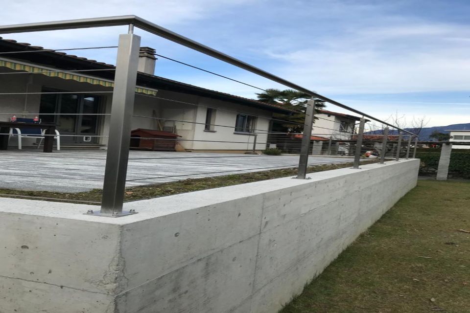 Ringhiera in metallo