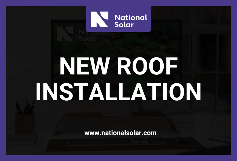 A national solar ad for a new roof installation