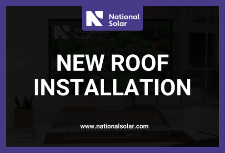 A national solar ad for a new roof installation