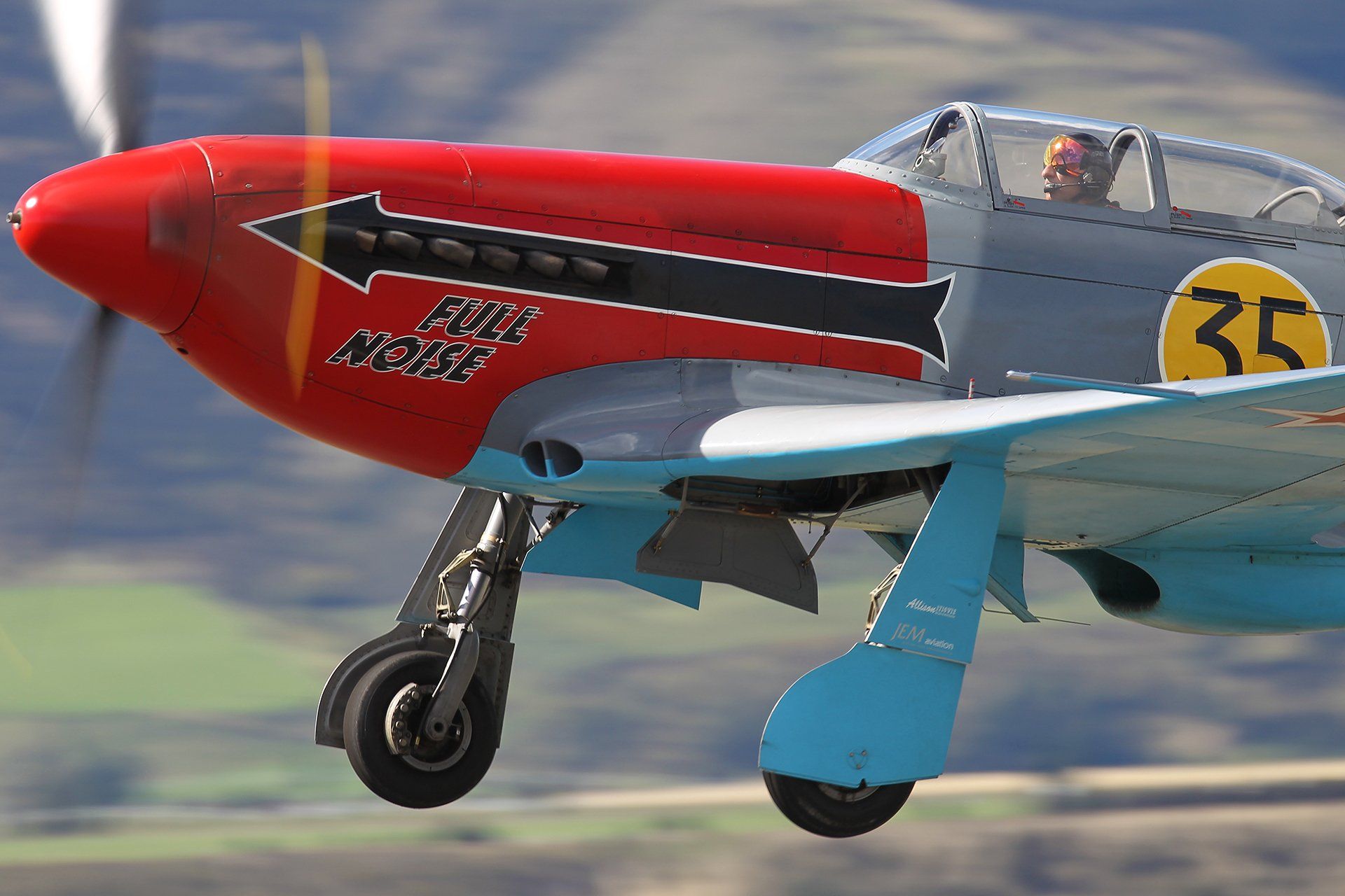 Full Noise Yak 3 fighter plane from Fighter Flights in Marlborough, New Zealand