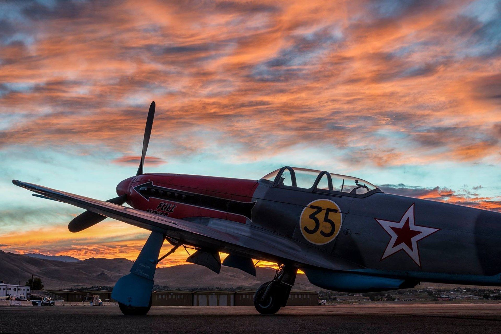 Full Noise Yak 3 fighter plane from Fighter Flights in Marlborough, New Zealand