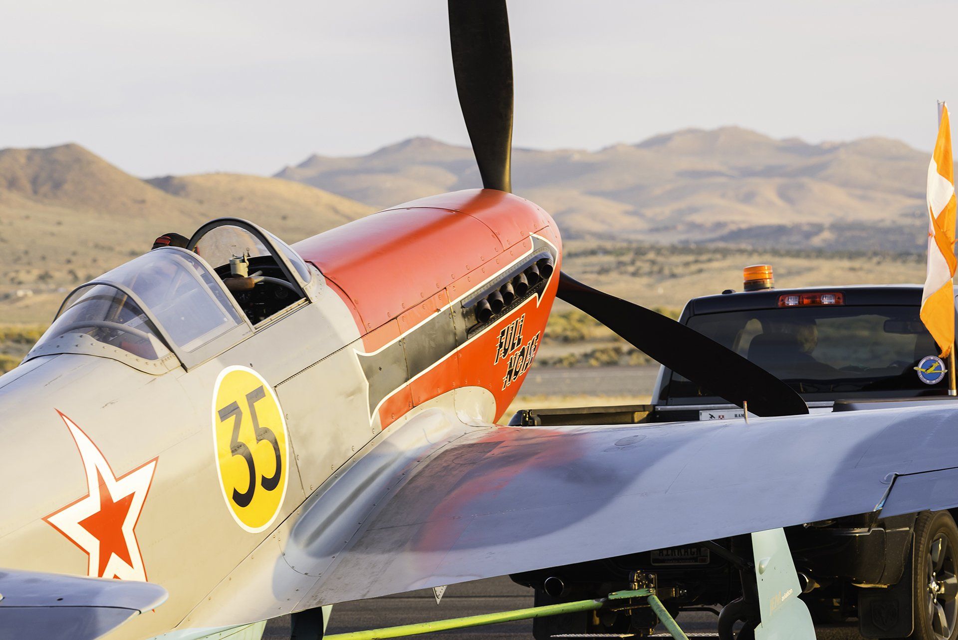 Full Noise Yak 3 fighter plane from Fighter Flights in Marlborough, New Zealand