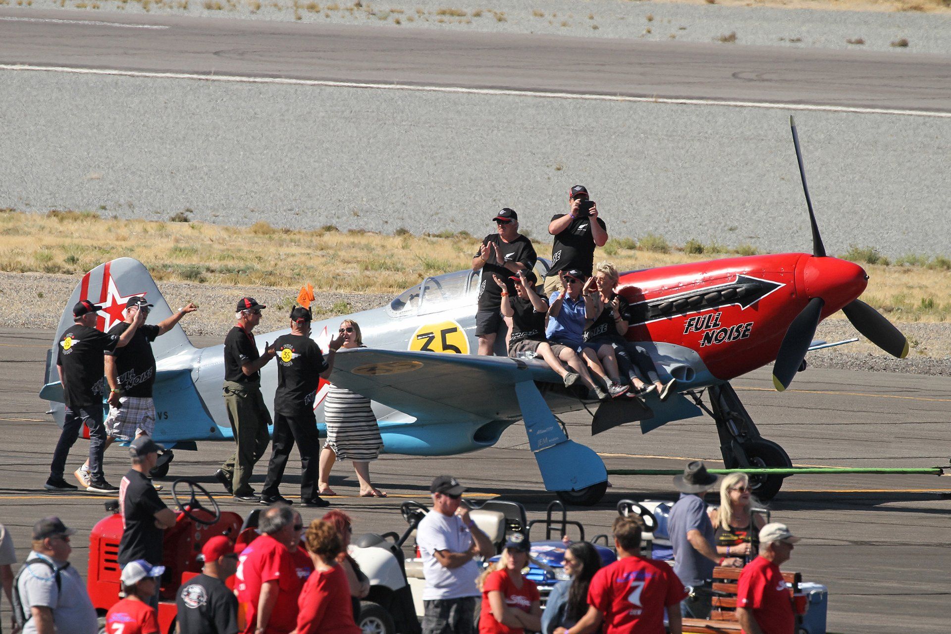 Full Noise Yak 3 plane and crew from Fighter Flights.