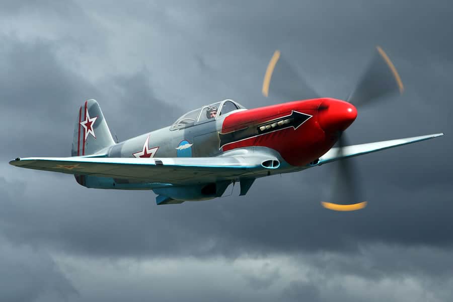 Full Noise Yak 3 fighter plane from Fighter Flights in Marlborough, New Zealand