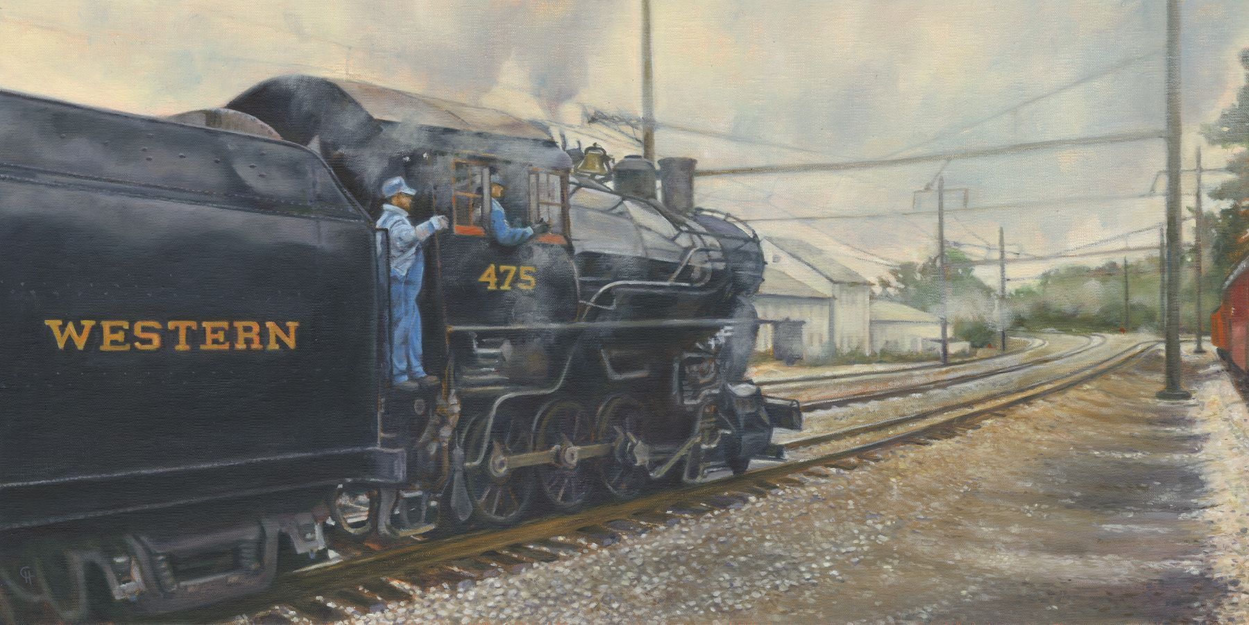 Dragonfly standing on top of an hosta bud