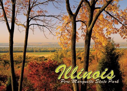 A postcard from illinois pere marguerite state park
