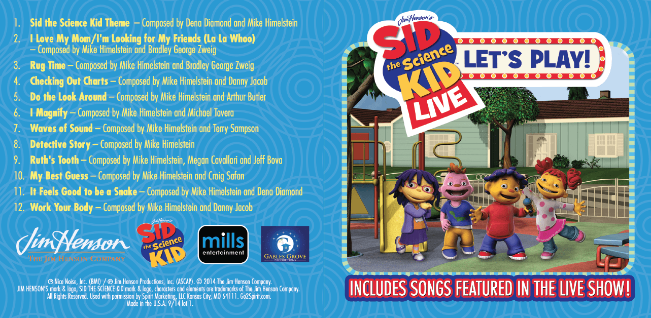 A cd cover for sid simon 's kid live