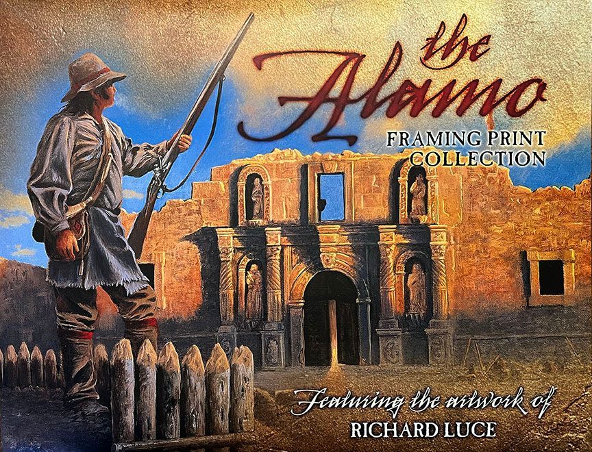 The alamo framing print collection by richard luce