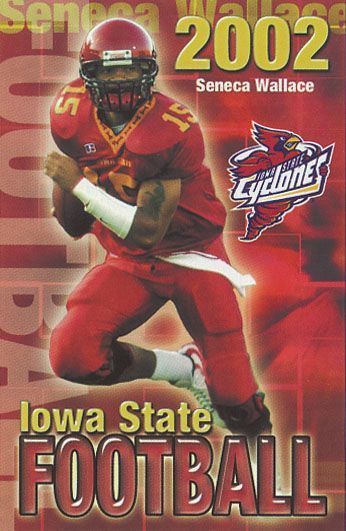 Seneca wallace is on the cover of iowa state football