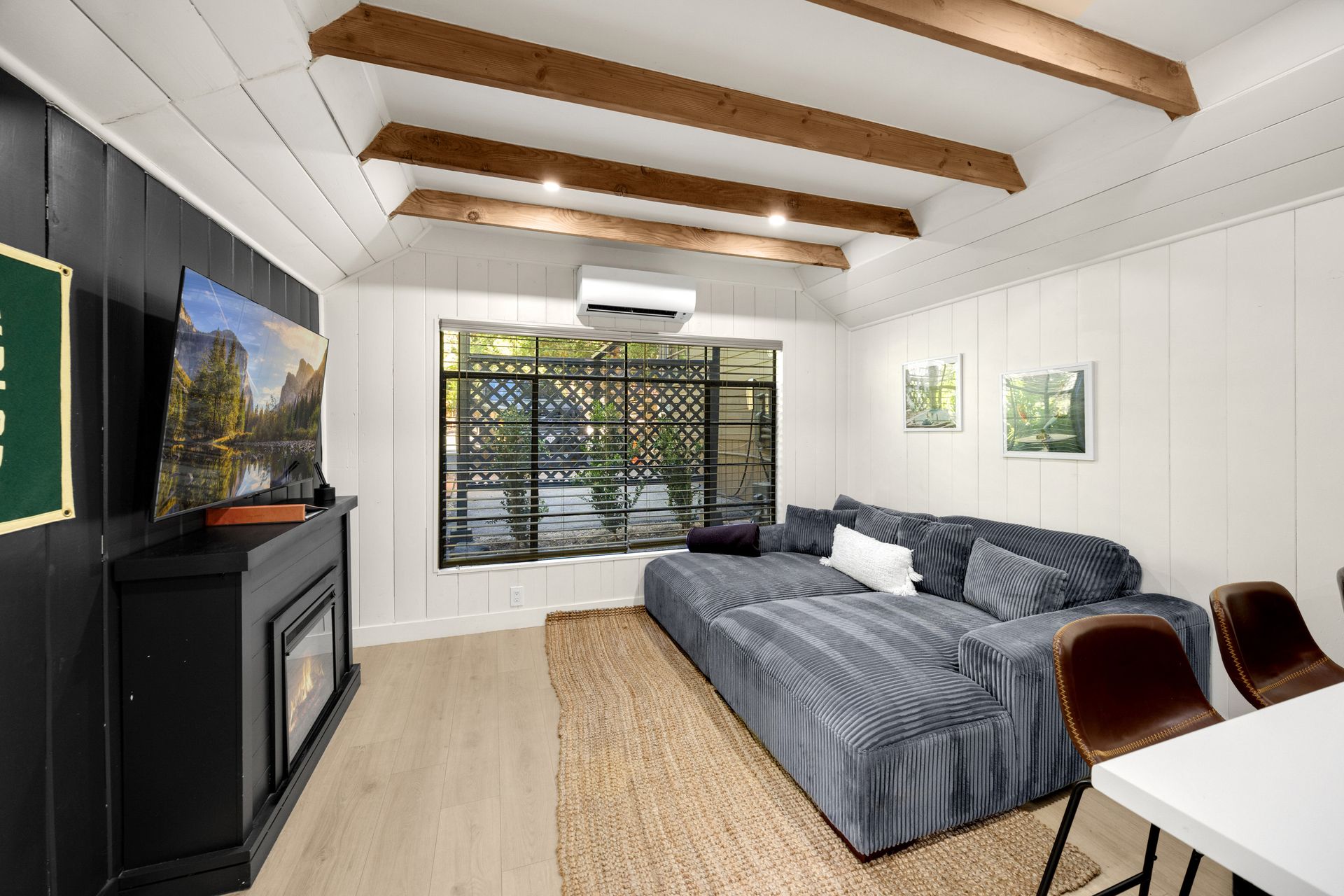 cabin 2 living room, sofa bed 