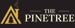 A logo for a restaurant called the pinetree