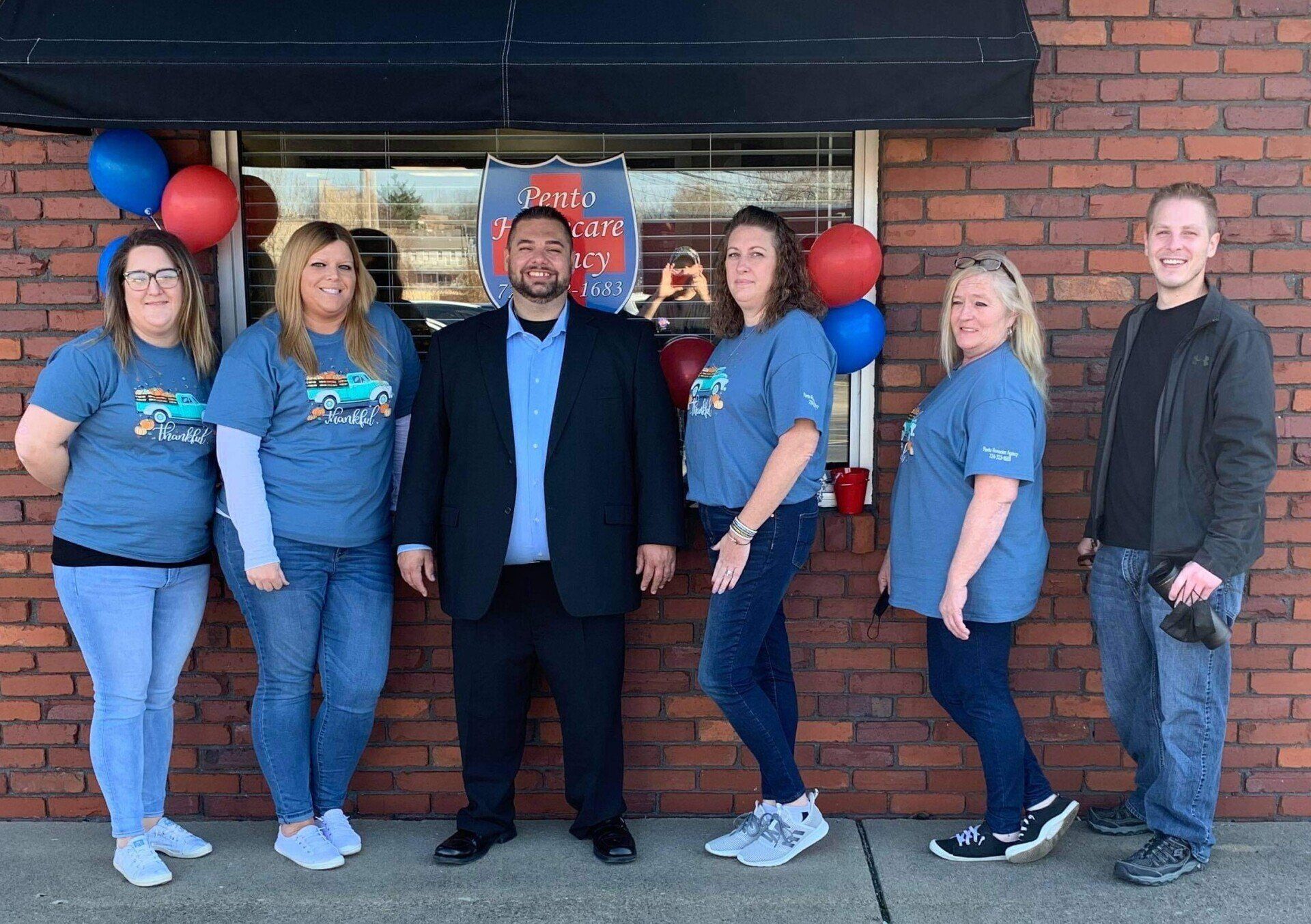 Caregiver Standing Near Senior Woman — Uniontown, PA — Pento Homecare Agency