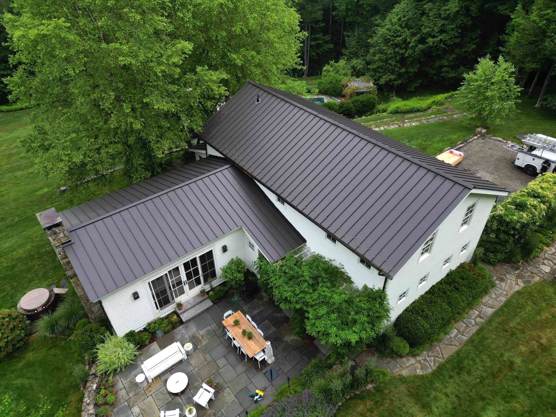 Newly Installed Drexel Metal Roof In Litchfield County, Connecticut Roofing Solutions