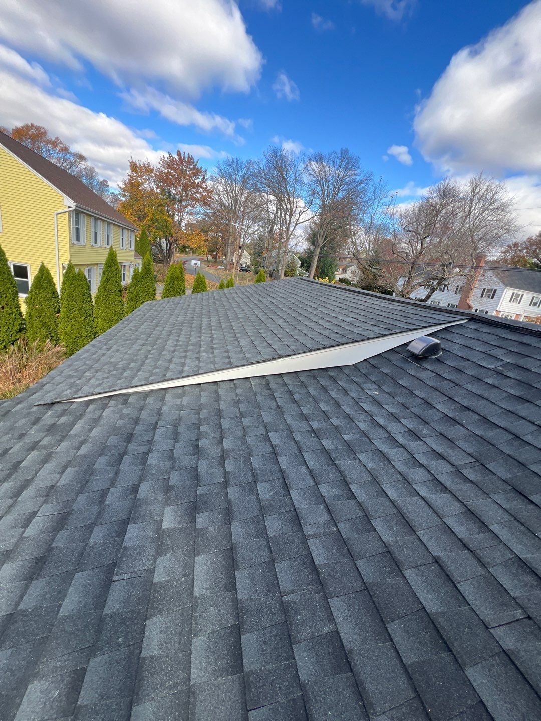 GAF Timberline UHDZ Charcoal in West Hartford, CT with lifetime tool vent