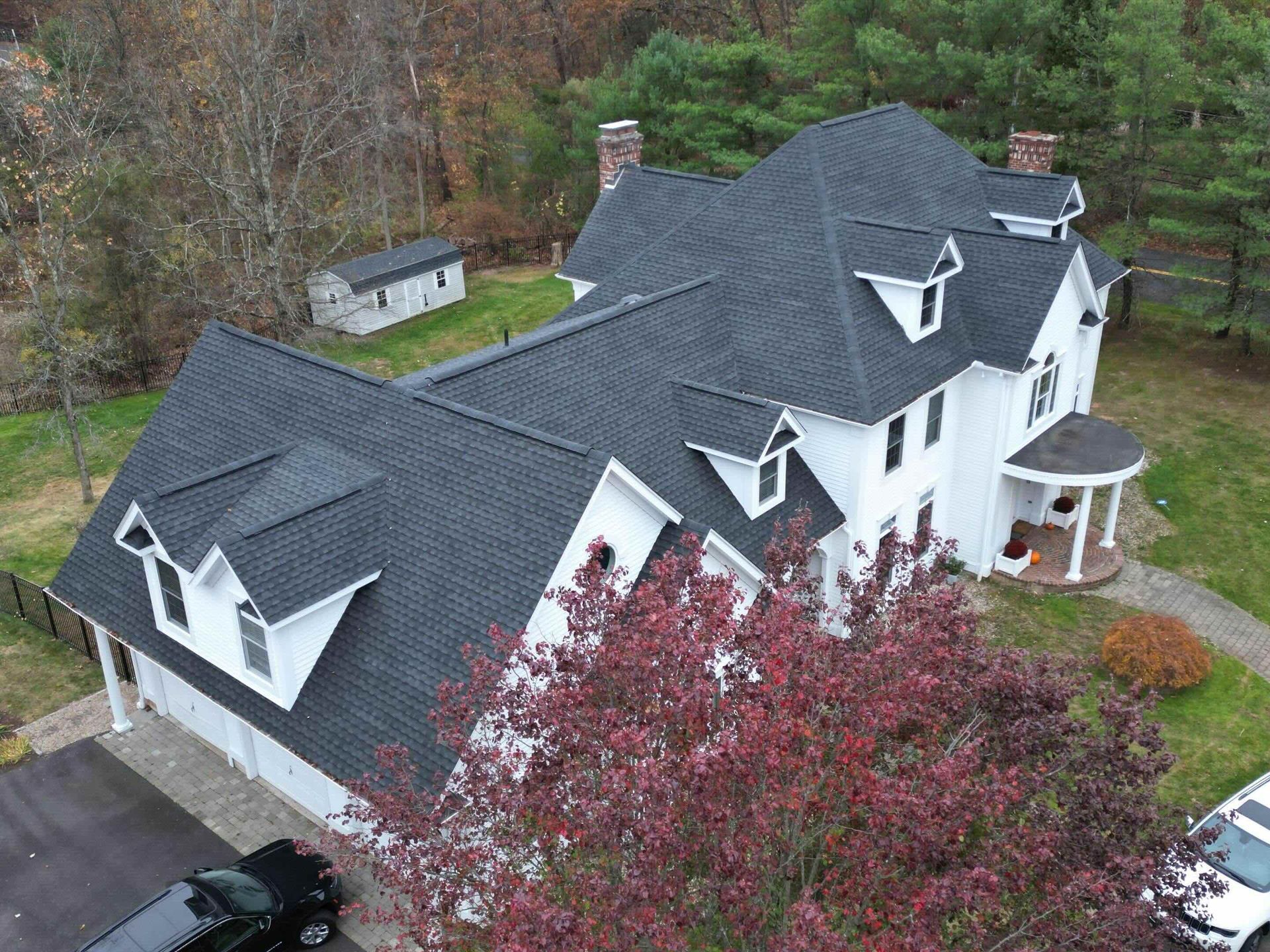 GAF Timberline UHDZ Charcoal in Farmington, CT with lifetime tool vent