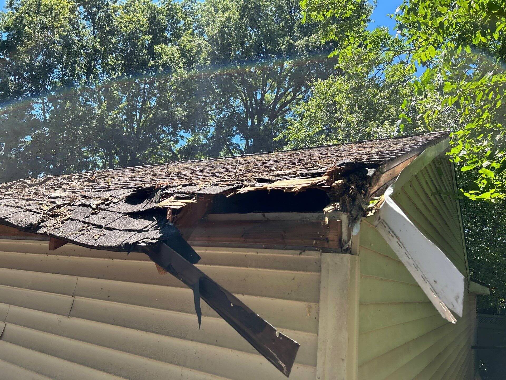 Storm Damage on Roof, Siding, Fascia, Drip Edge, in Hartford, CT