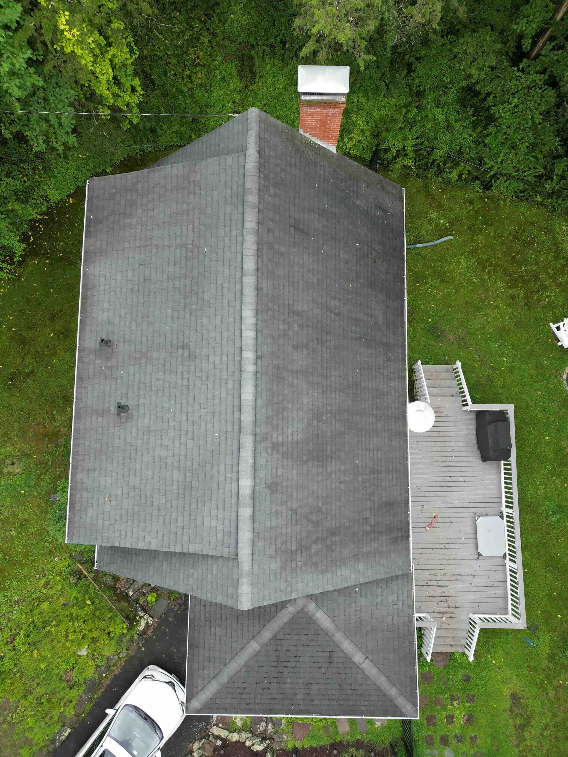 old dirty roof that leaks