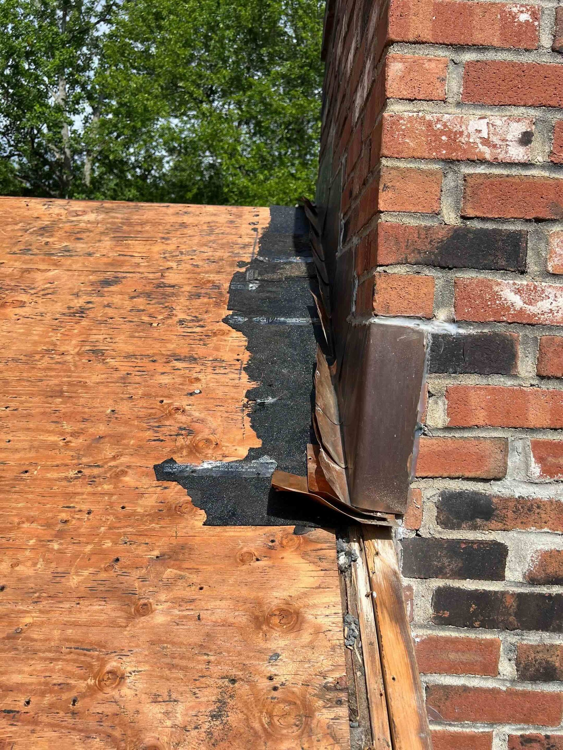 Leaking Chimney Flashing in Avon, CT