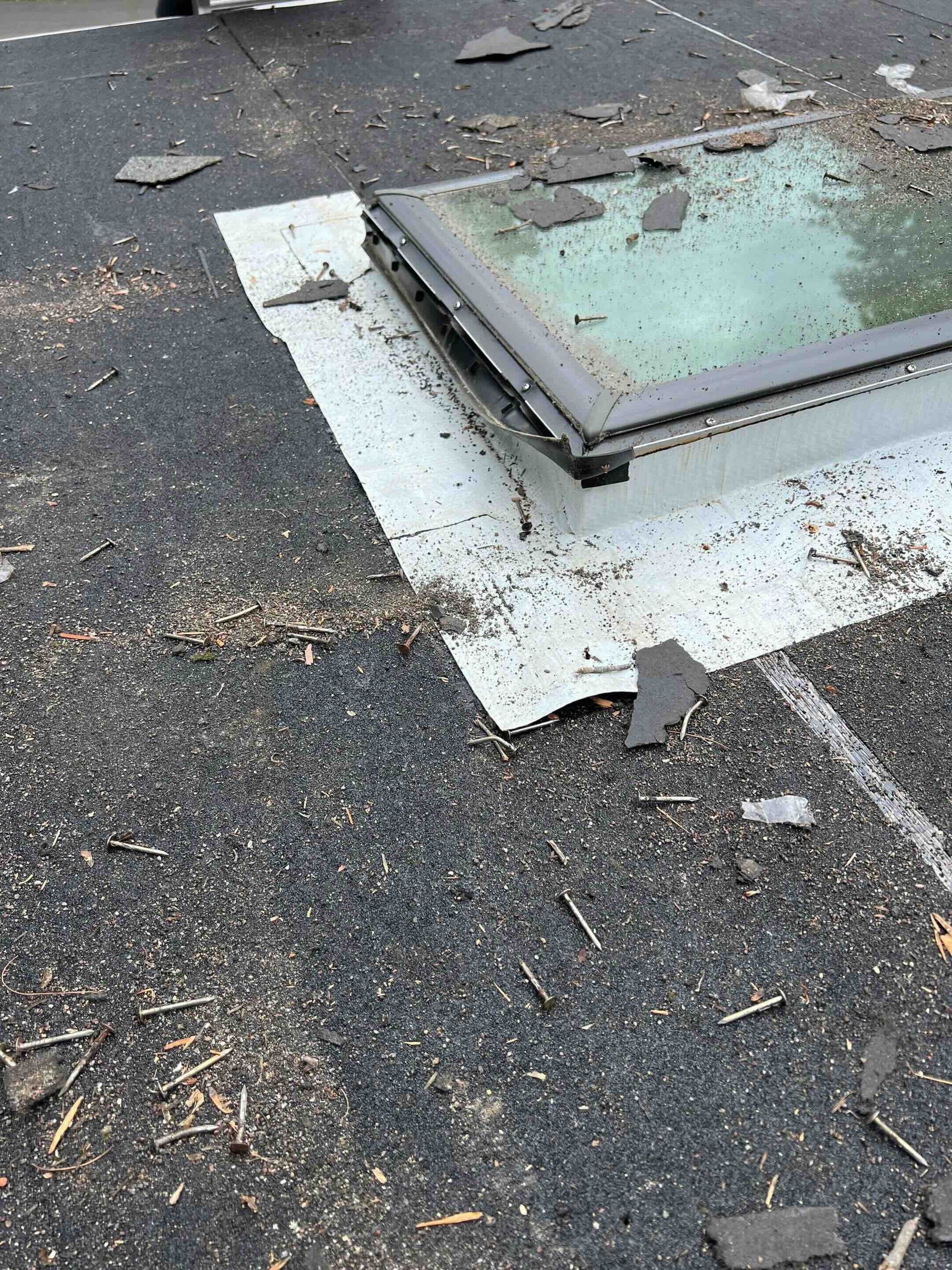 Deck Mounted Skylight Leaking in Connecticut