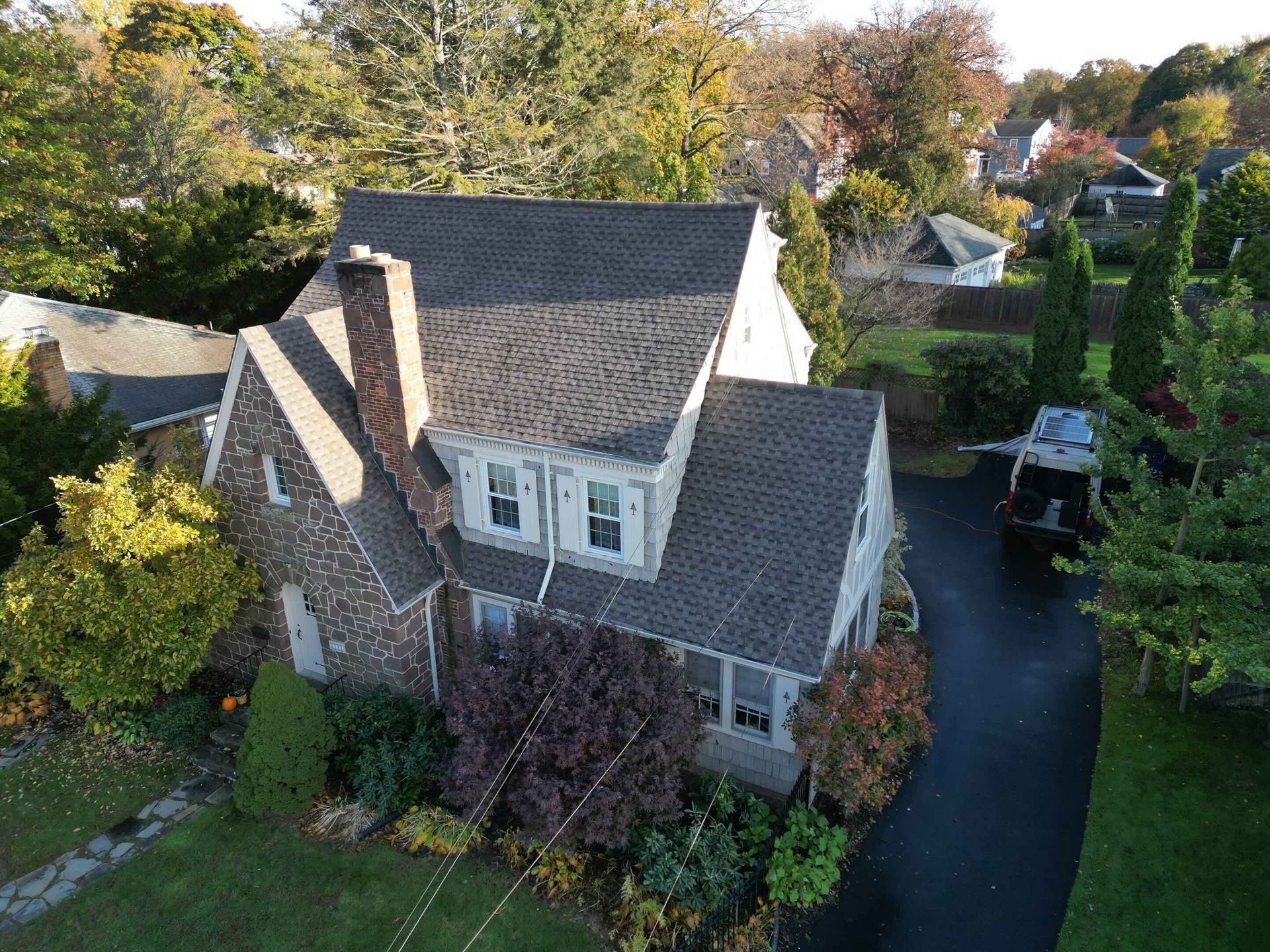 GAF Timberline HDZ mission brown shingle in west hartford, ct