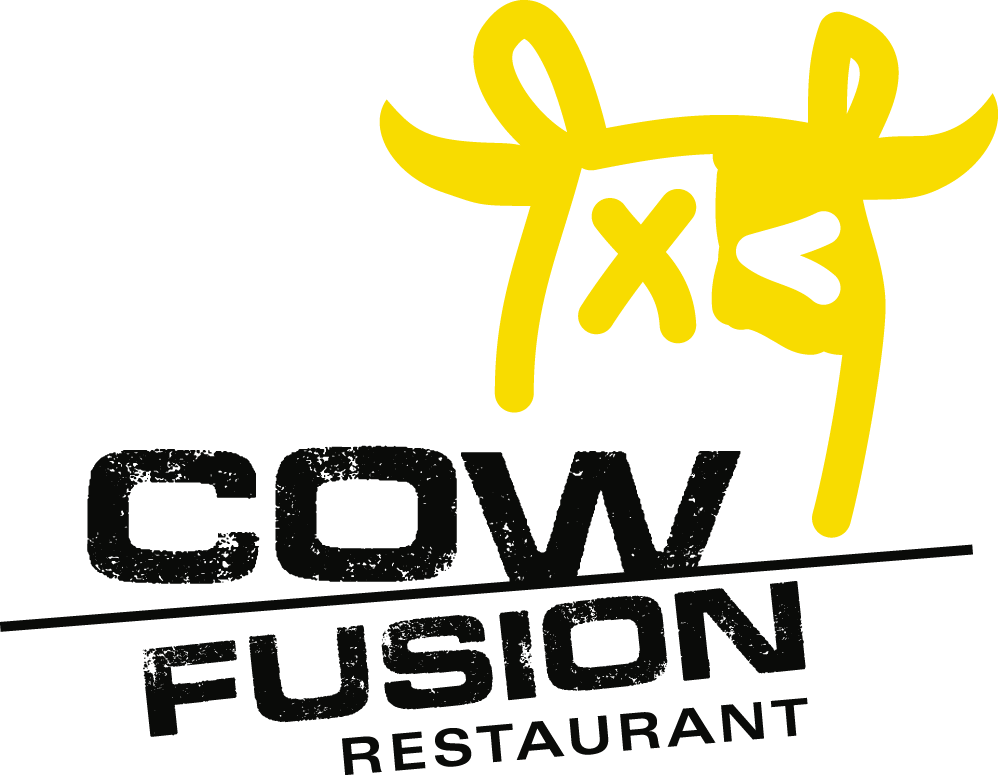 logo restaurant cow fusion