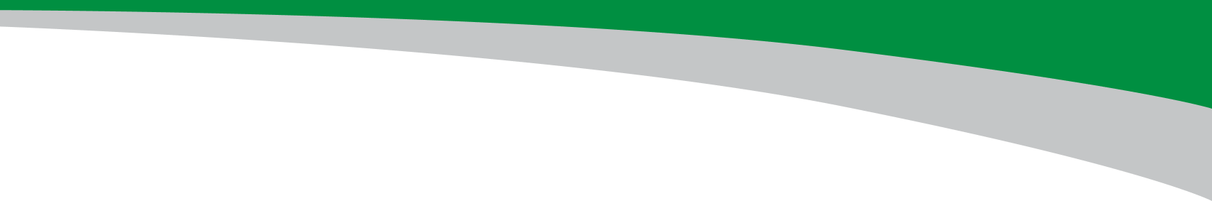 Green, white, and gray curved stripe graphic.