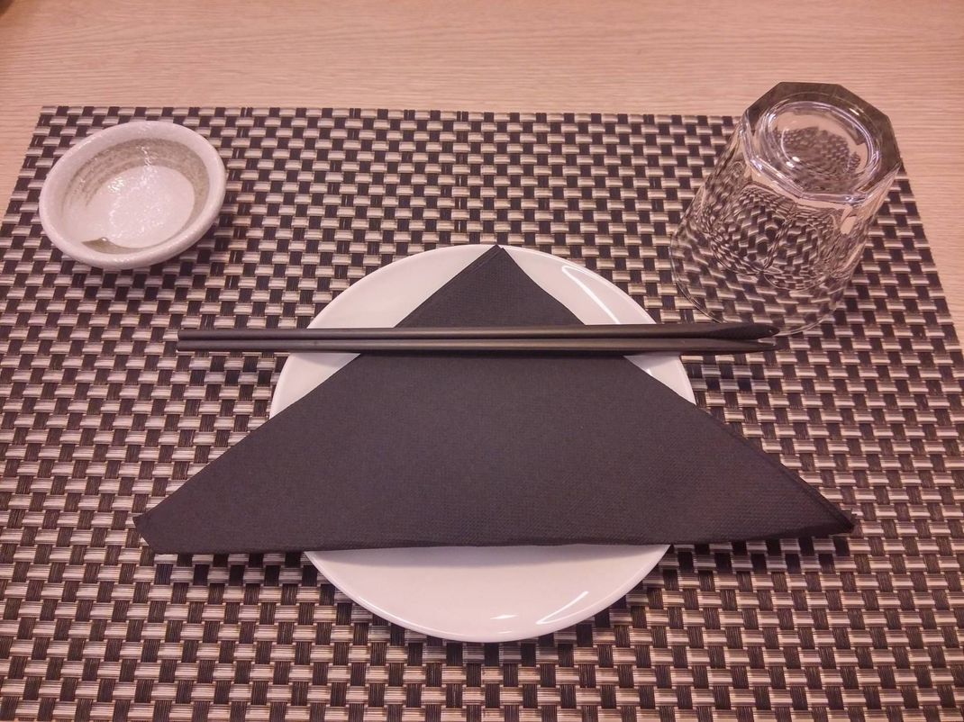 Tavolo di ristorante giapponese