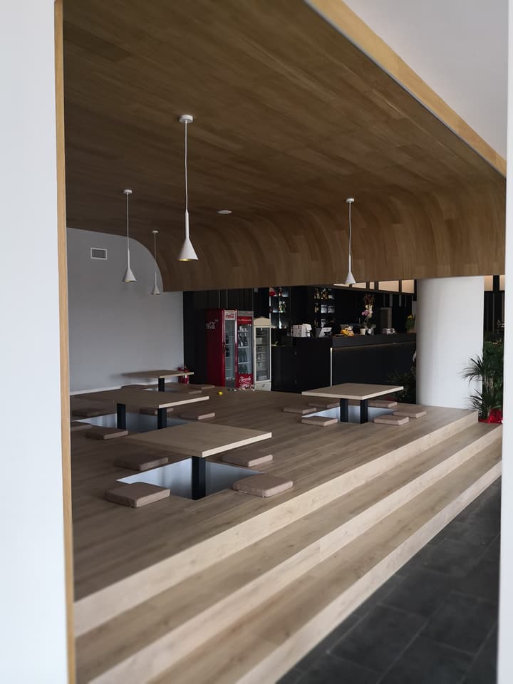 Interno di ristorante giapponese