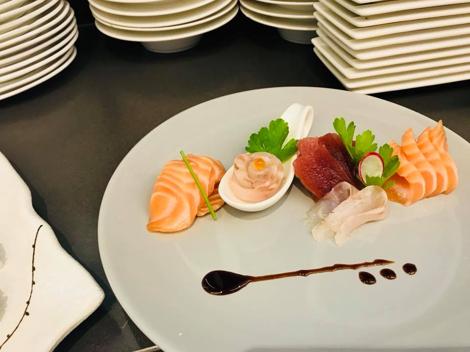 Piatto di ristorante giapponese