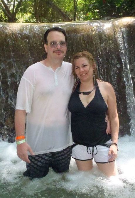 George and Karen Pose