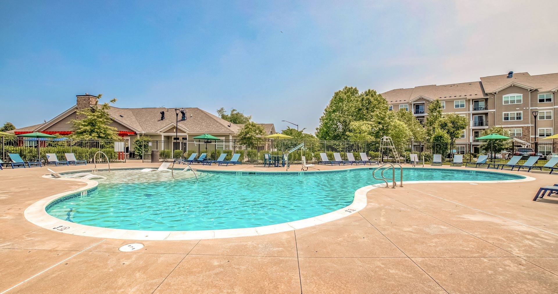 The Park At Winters Run  salt water swimming pool in Bel Air, MD.