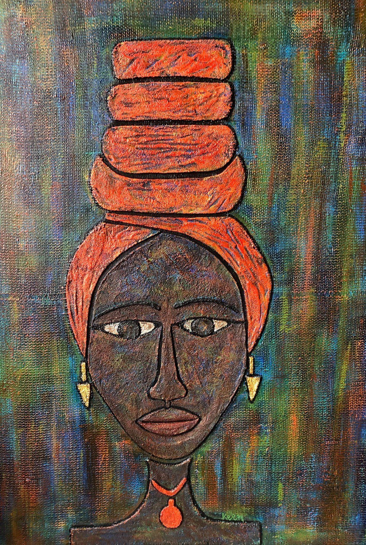 A Black Woman Art Piece