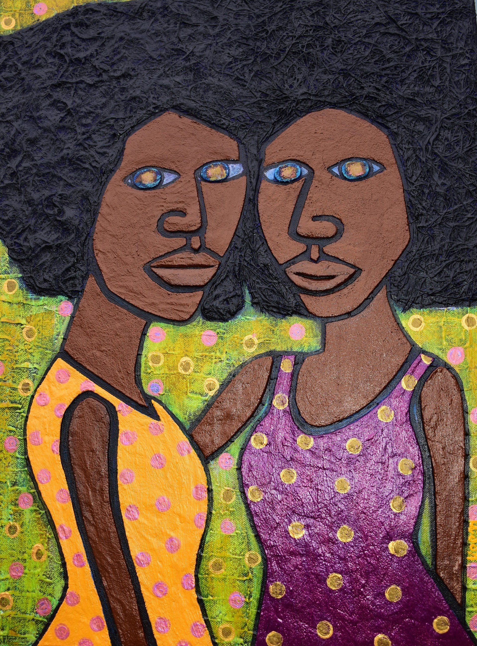 A Black Woman Art Piece 