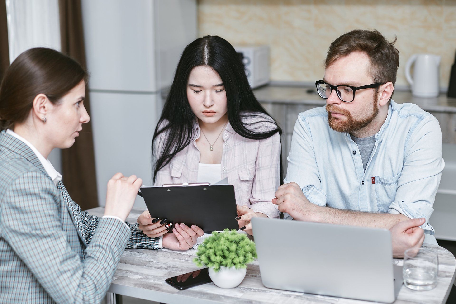 image of a group of people studying law