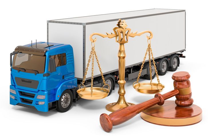 image of truck accident law