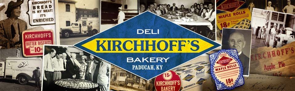 A collage of photos for kirchhoff 's deli bakery