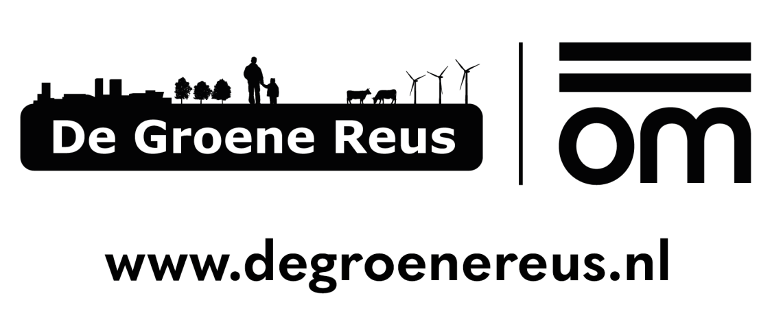 logo De Groene Reus zwart/wit