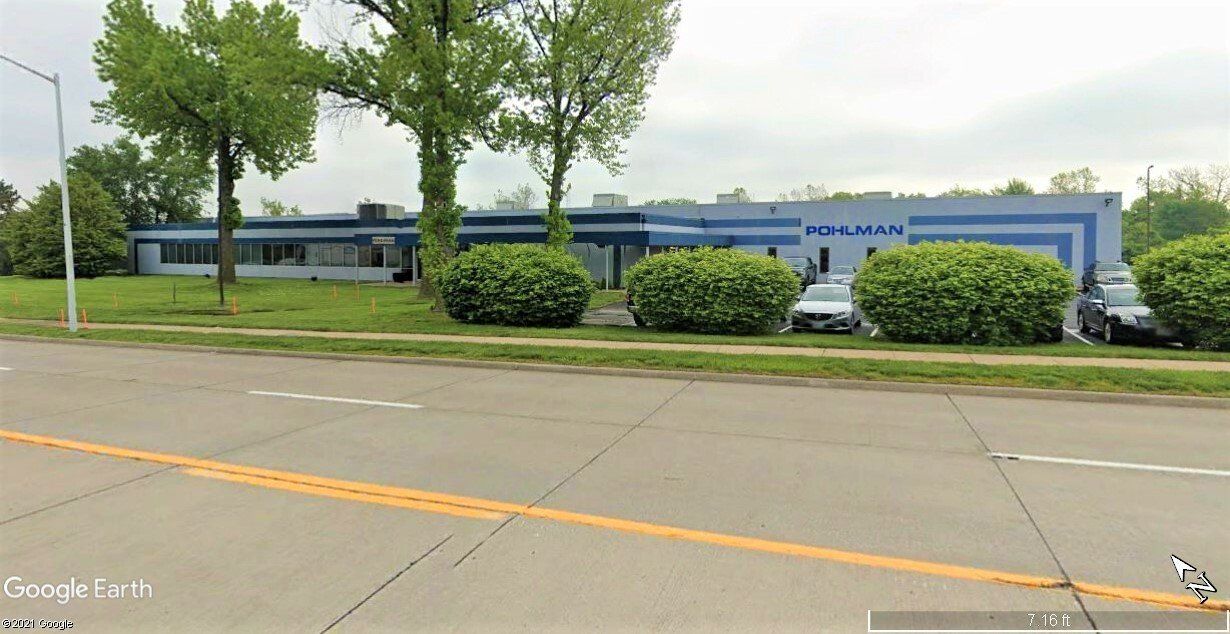 A blue building with the word network on it