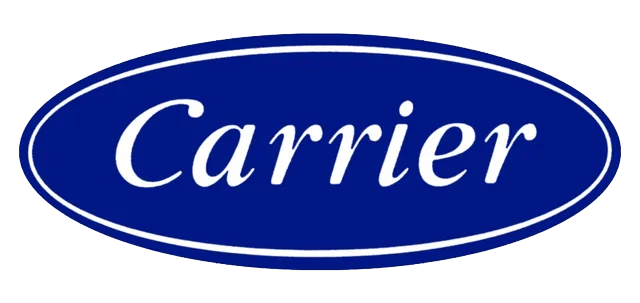 A blue carrier logo on a white background.