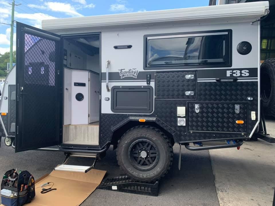 Fantasy Caravan Repair F3S — Cairns Auto Electrical Mechanical Air & Audio in Stratford, QLD