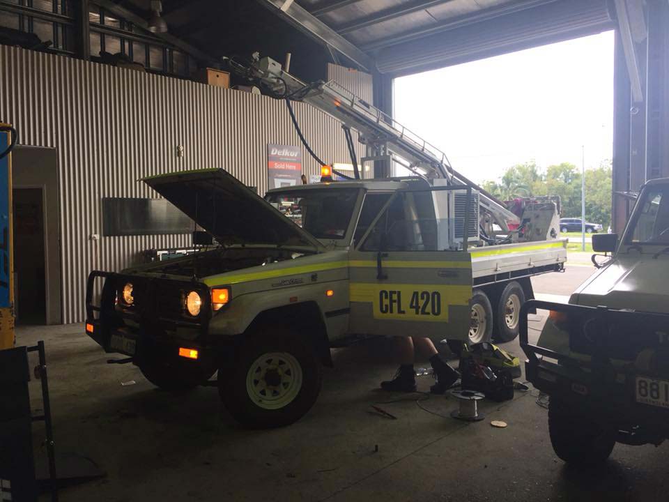 CFL 420 Engine Truck Repair — Cairns Auto Electrical Mechanical Air & Audio in Stratford, QLD