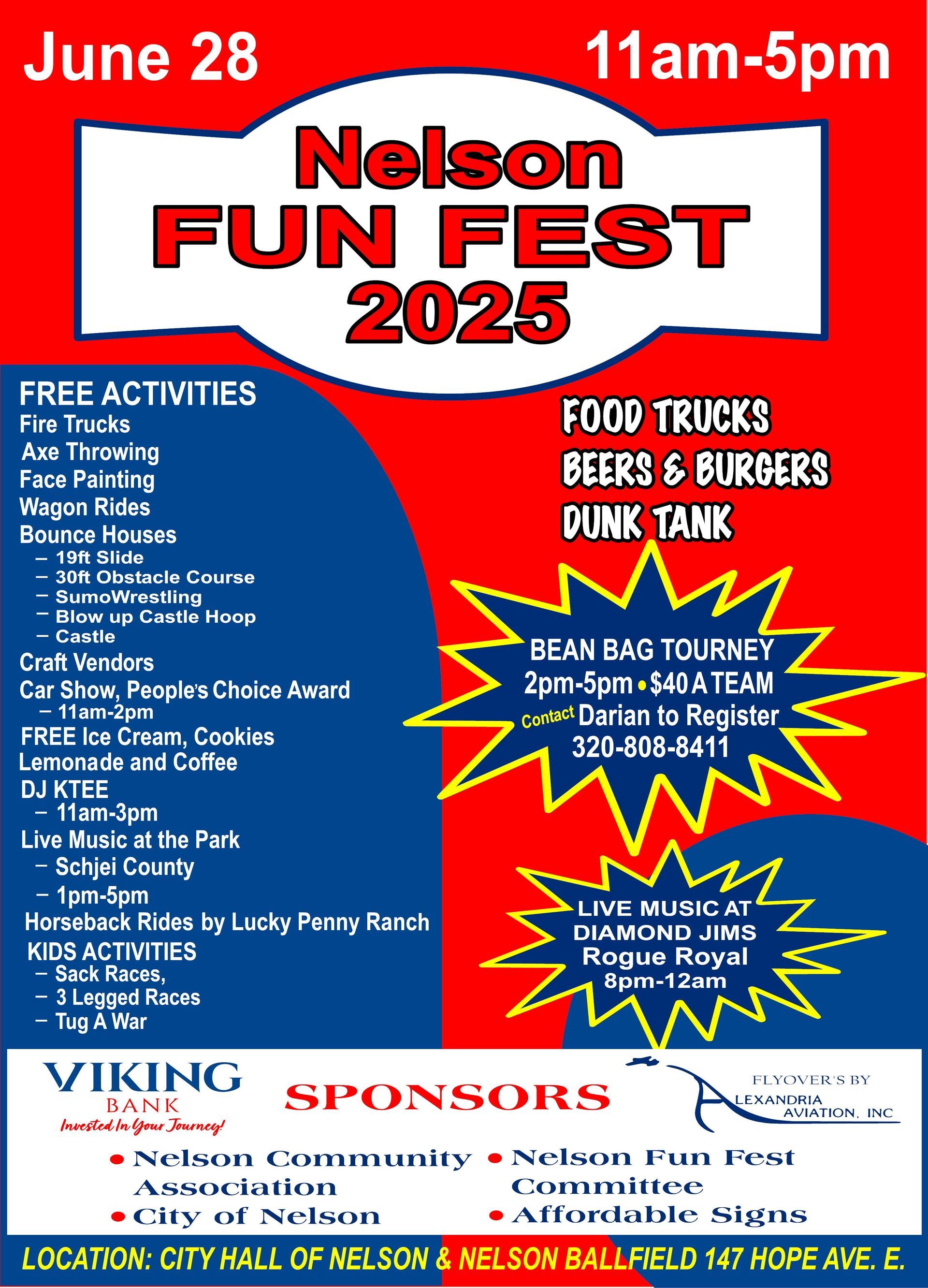 2025 Nelson Fun Fest Flyer