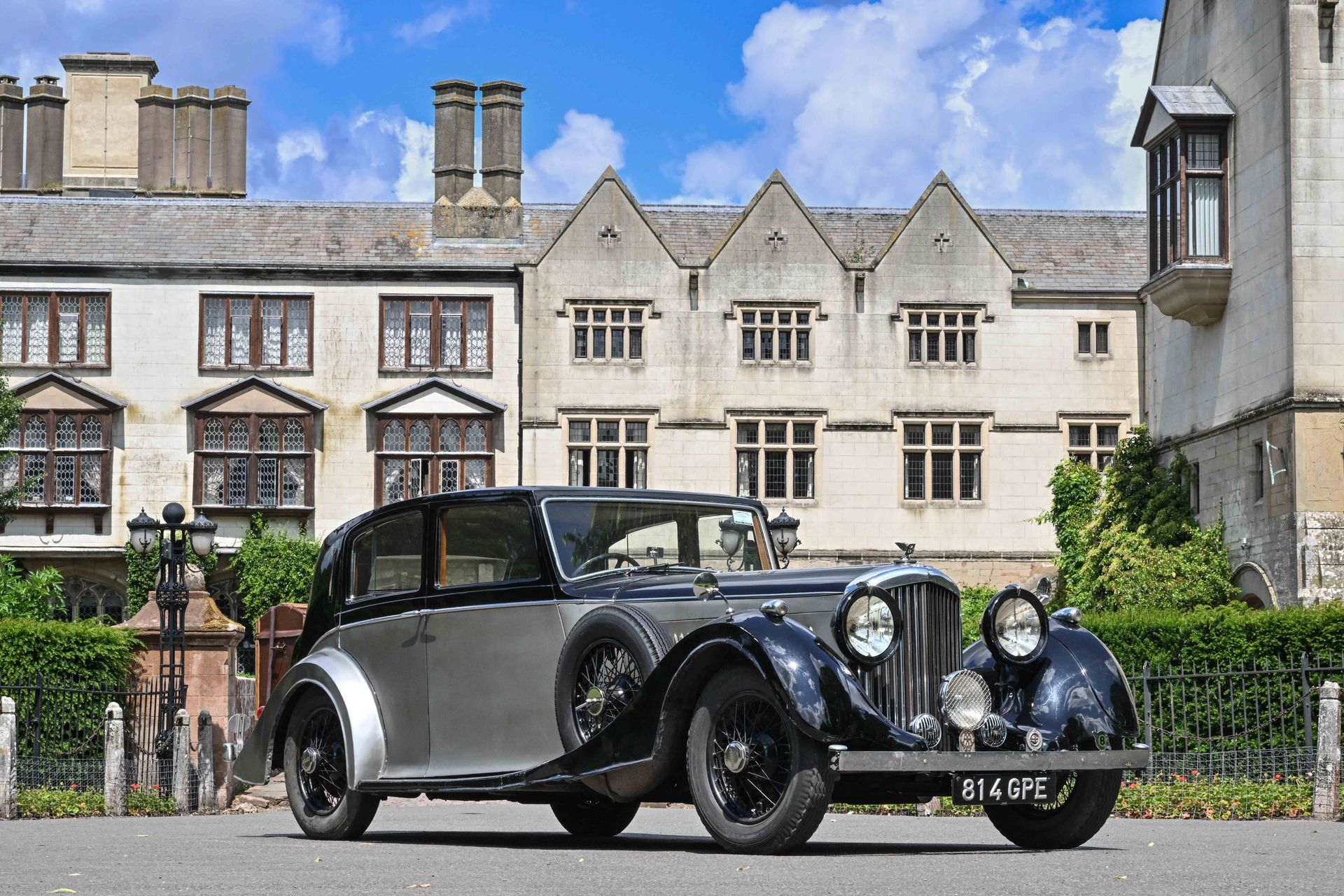1938 Bentley 4 1/2 Park Ward Pillarless Saloon.
