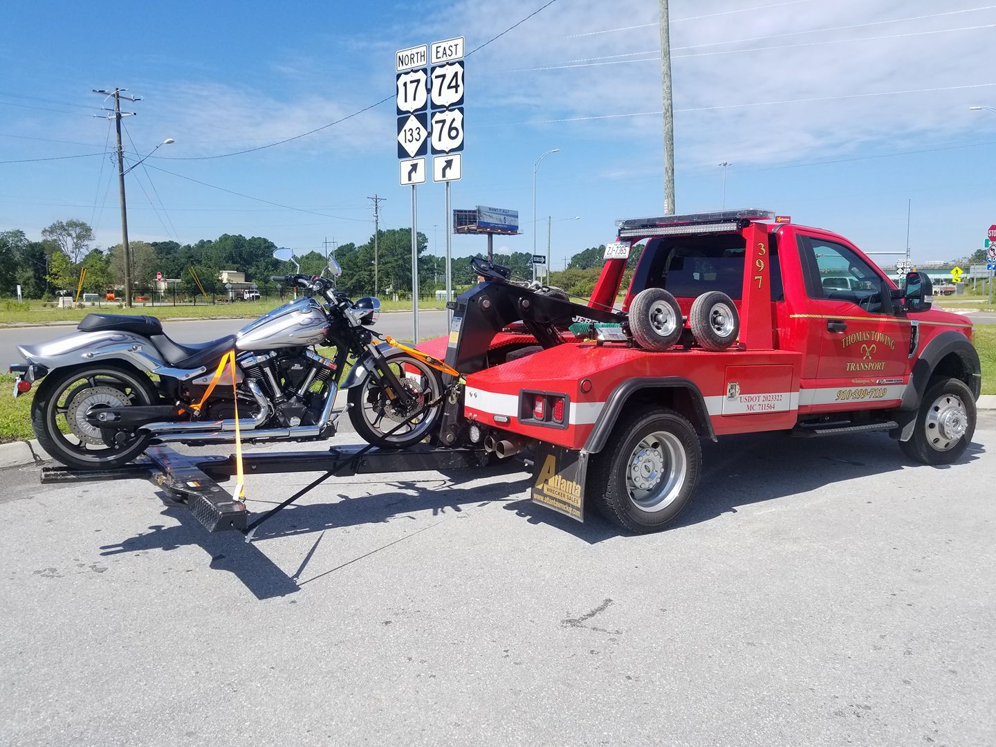 Motorcycle Towing 4