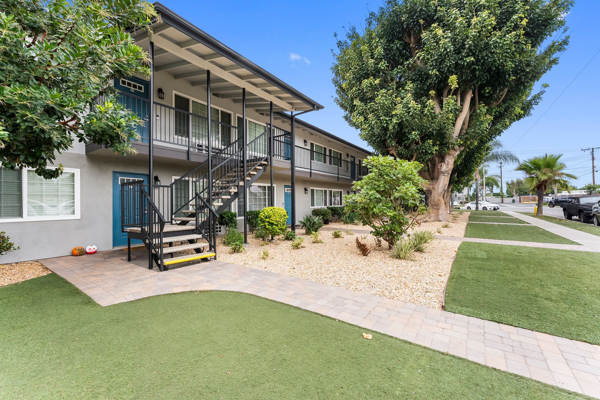 Cantabria building exterior and landscaping