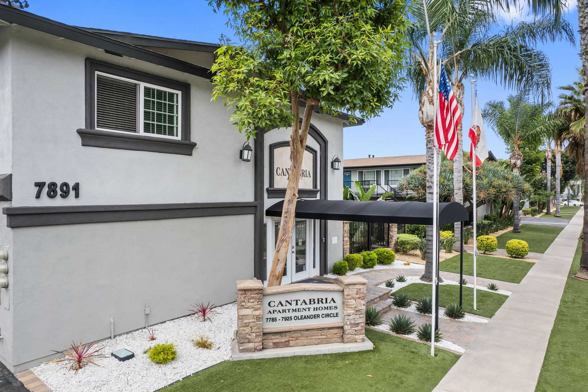 Cantabria far away monument sign