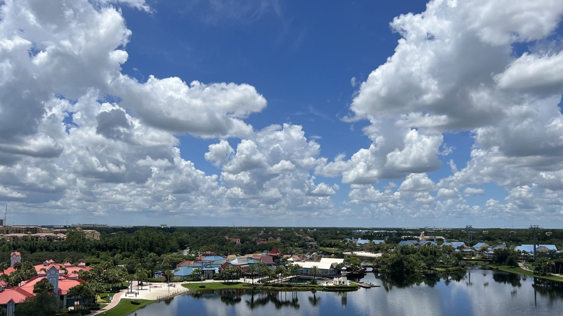 city aerial view