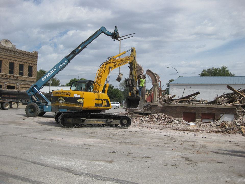 Building Demolition — St. Lohrville, IA — Gemberling Excavating