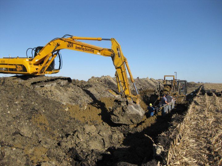 Water Management — St. Lohrville, IA — Gemberling Excavating