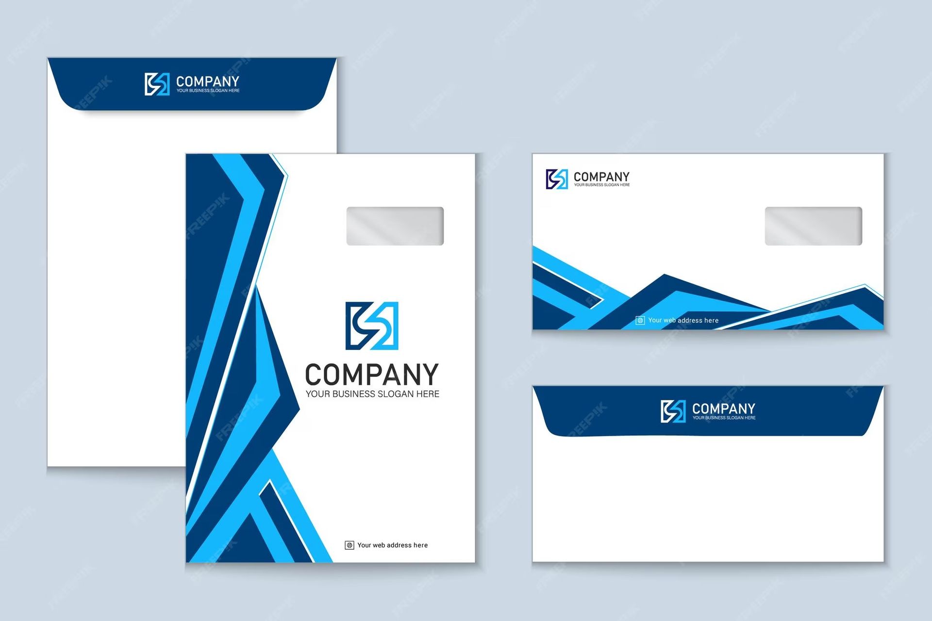 Professional business letterhead printing examples showing modern and classic designs 